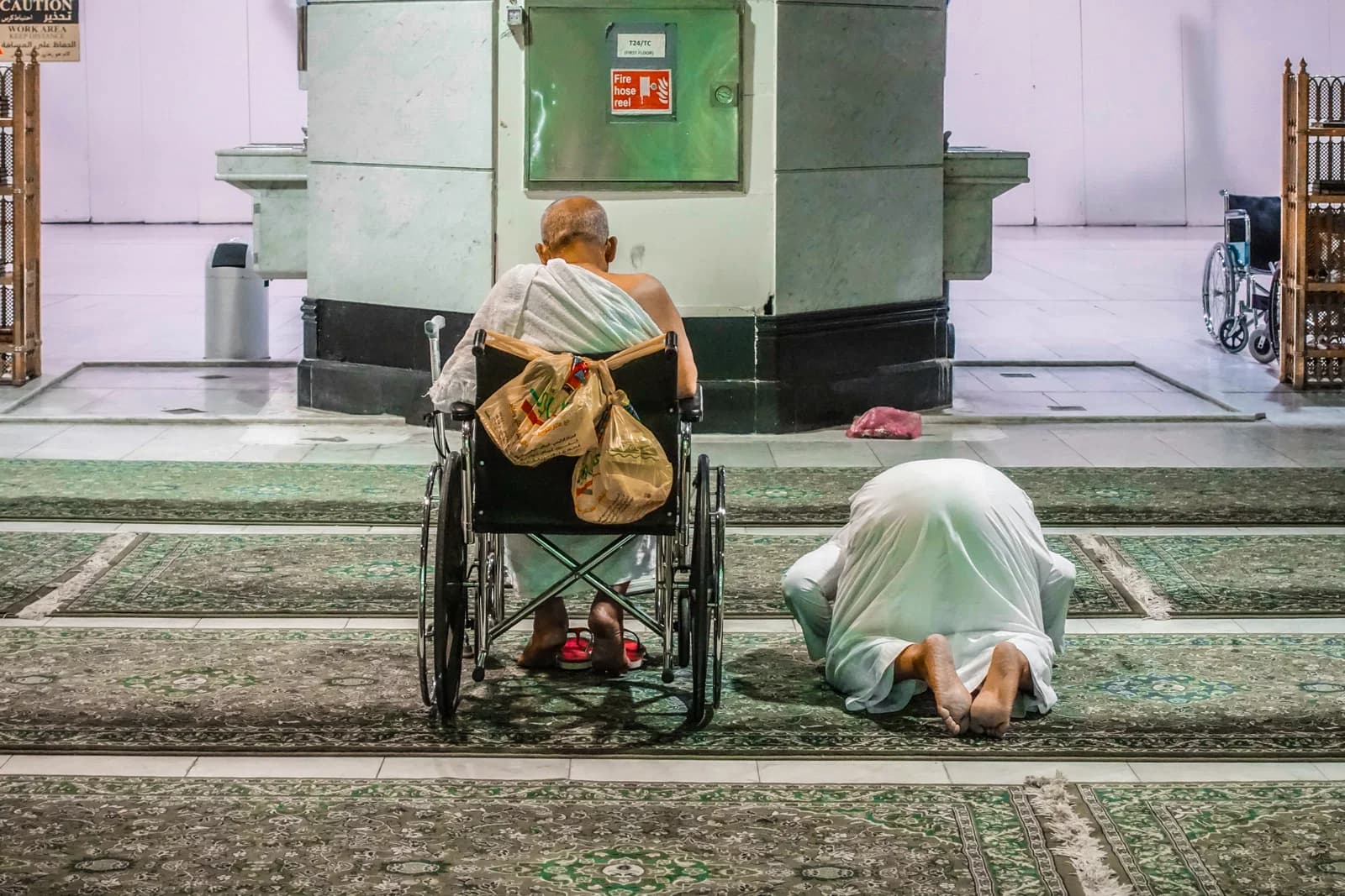 Pèlerins au Haram